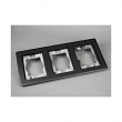 Wiremold, OmniBox Series 3-Gang Tile and Carpet Flange, 837TCAL-BS