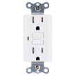 Global, ARK20-TR-W, GFI Self Testing Receptacles, White, M77998