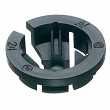ARLINGTON, NM94, 1/2" Black Button Non-Metallic Push-In Cable Connector, M78424