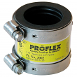 EVERFLOW, 16122 , 2" x 1.5" Proflex Steel PVC Flexible Coupling, M78462