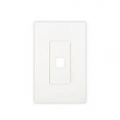 Enerlite, ENS18871-W , 1 Port-Screwless Keystone Wall Plate, M78500