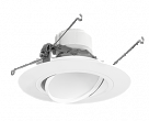 RAB, DLED6AR14Y , Retrofit Downlight 6 Round Adjustable 14W LED 3000K White, M78722