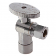 1/2" Sweat x 3/8" OD Compression, Quarter Turn Angle Stop Valve,Lead Free