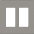 Lutron, SC-2-CS, Screwless Wallplate - 2 Gang - Cobblestone
