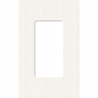 Lutron, SC-1-BW, Screwless Wallplate - 1 Gang - Brilliant White