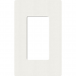 Lutron, SC-1-GL, Screwless Wallplate - 1 Gang - Glacier White