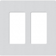 Lutron, SC-2-MI, Screwless Wallplate - 2 Gang - Mist
