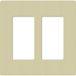 Lutron, SC-2-SA, Screwless Wallplate - 2 Gang - Sage