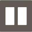 Lutron, SC-2-TF, Screwless Wallplate - 2 Gang - Truffle