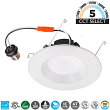 Topaz 71137 RTL/600WH/9W/CTS-46 – 6″ Inch LED Downlight w/ White Smooth Trim Dimmable 