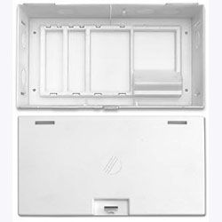 Leviton, Compact Structured Media Enclosure and Flush Mount Cover, 47605-MDU