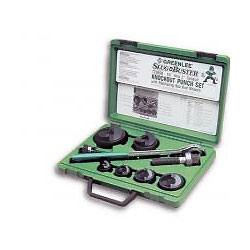GREENLEE, Slug-Buster&reg; Knockout Kit with Ratchet Wrench, 7238SB