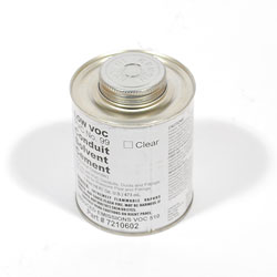 Conduit Cement, Pint Size, For Use with PVC Conduits