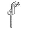 Hammer-On Plain And Threaded Rod Hangers Beam Clamp, 6TI58, M43048