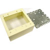 Wiremold, Steel Raceway 500 & 700 Series, Deep Switch and Receptacle Box - 2 Gang, V5744S-2