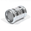EMT Couplings, 1/2" Size, Compression Type, Concrete tight when Taped, Steel