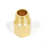 Brecco, ACBE050100, 1/2" x 1" NPT Brass Extension Coupling, Brass Extension Couplings for Sprinklers, 1/2" x 1" Brass Extenison Coupling, Lead Free Brass Extenison Couplings, M66327