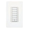 Lutron, Radio RA2 SeeTouch Hybrid Keypad  6 Buttons with Raise and Lower, RRD-H6BRL-MS