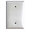 Mulberry, 97851, 1 Gang Blank, Jumbo, Stainless Steel, Wall Plate
