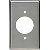 Mulberry, 97891, 1 Gang Single Receptacle, Jumbo, Stainless Steel, Wall Plate