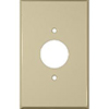 Mulberry, 92111, 1 Gang Single Receptacle 20 Amp, Lexan, Ivory, Wall Plate