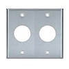 Mulberry, 83092, 2 Gang 2 Single Receptacle, Chrome, Wall Plate 