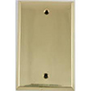 Mulberry, 64151, 1 Gang Blank, Polished Brass, Wall Plate