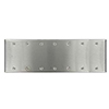 Mulberry, 97157, 7 Gang 7 Blank, Stainless Steel, Wall Plate