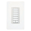 Lutron, Radio RA2 SeeTouch Hybrid Keypad  6 Buttons with Raise and Lower, RRD-H6BRL-SW