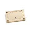 Lew Electrical Fittings, 6304-DFB-1, Rectangular Cover
