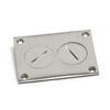 Lew Electrical Fittings, 6304-DP-A, Rectangular Cover