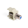 Leviton, QuickPort&reg; F-Type Snap-In Connector, 41084-FIF