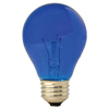 GE Lighting Party Light 49724 25-Watt Blue A19 Light Bulb with Medium Base, 1-Pack 