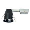 ELco Lighting - 4" Miniature Remodel Housing with Adjustable Lamp Holder - Line Voltage - Non-IC - EL99RA