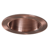 Halo Recessed 953AC 4-Inch Trim Metal with Antique Copper Baffle, Copper 