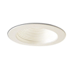 Nora NS-40 - 4 in. - Stepped White Baffle with White Ring 
