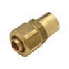 Zurn, QHA34F, 1/2" Compression x 3/4" Female Sweat Brass Adapter, M76067