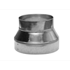 Gray Metal 311P Tapered Uncrimped Smoke Reducer, 4 x 3 Inch, 26 ga T, Galvanized