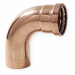 Approved Vendors, Imported Copper Press, Street 90 Degree Elbow, 1/2", P x FTG, PCSN0012.