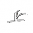American Standard, Colony Pro Single Control Kitchen Faucet With Deck Plate, 7074000.002