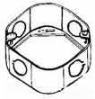 Crouse, TP258, Steel Octagon Box Extenison Rings, M77747