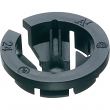 ARLINGTON, NM95, 3/4" Black Button Non-Metallic Push-In Cable Connector, M78425