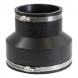 EVERFLOW, 4838 , 6 x 4" Black Flexible Pvc Rubber Coupling with Stainless Steel Clamps, M78460,FERNCO 1056-64