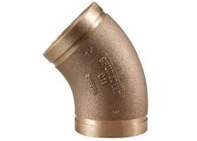 Shurjoint  45° Grooved Copper Elbows