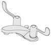 Symmons, Lavatory Faucet, S-240-1.0-LWG 