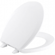 Kohler K-4662-0, Lustra Round Closed Toilet Seat with Quick Release Technology