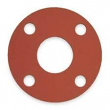 Wal-Rich 3" Red Rubber Companion Flange Gasket, 2739106