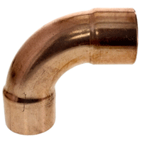 Copper 90° Long Turn Elbow