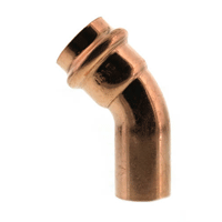 Copper Press 45° Street Elbow