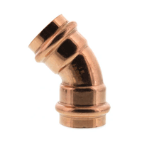 Copper Press 45° Elbow
